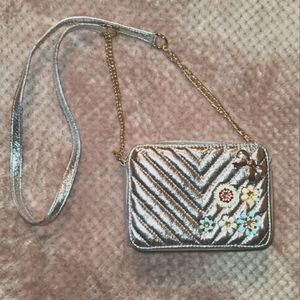 Oliver Miller silver crossbody purse